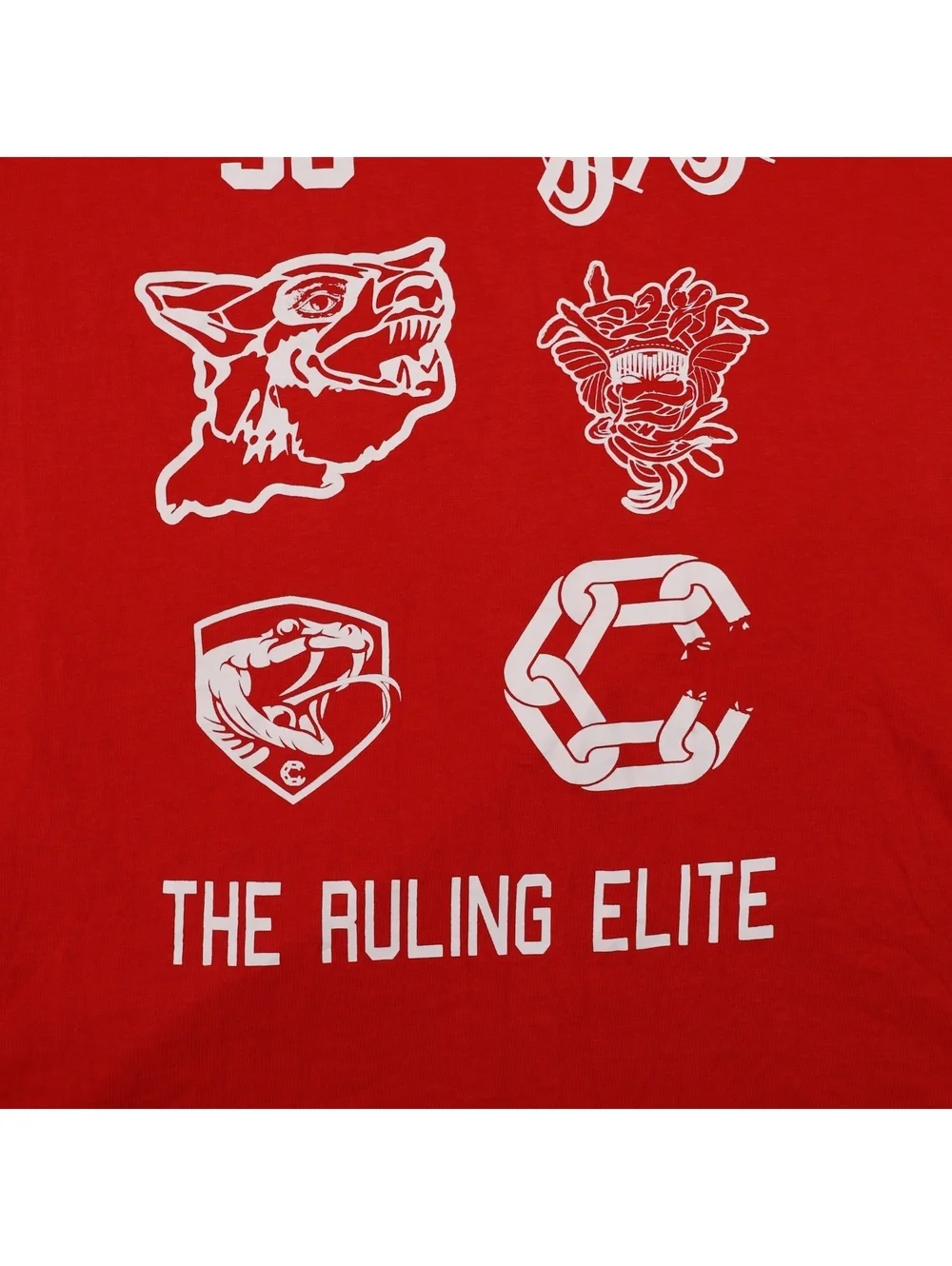 Crooks & Castles The Ruling Elite Graphic T Shirt Red Large Streetwear Skull